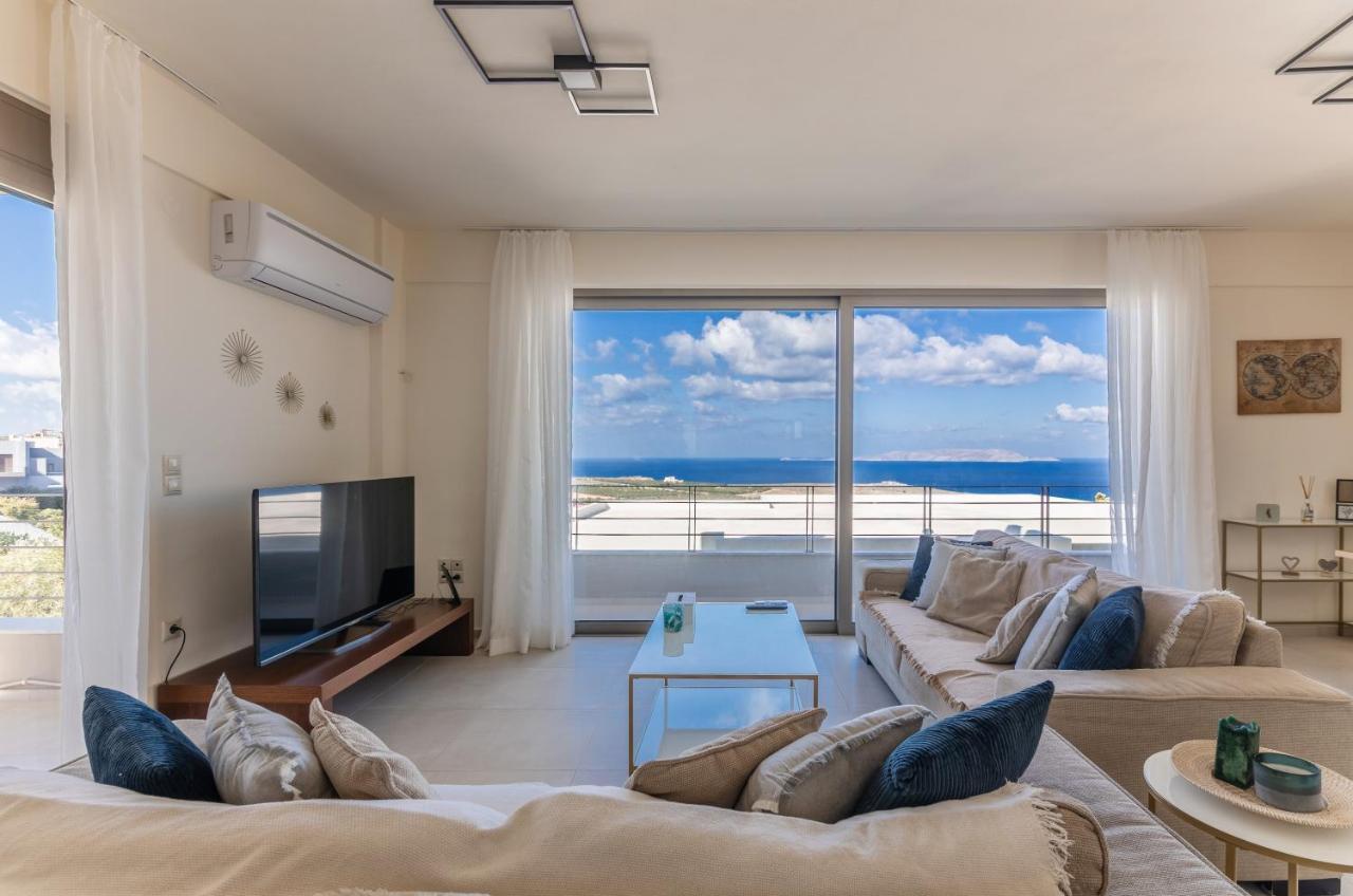 3 Bedroom Villa With Stunning Sea View & Private Parking Elia  Ngoại thất bức ảnh